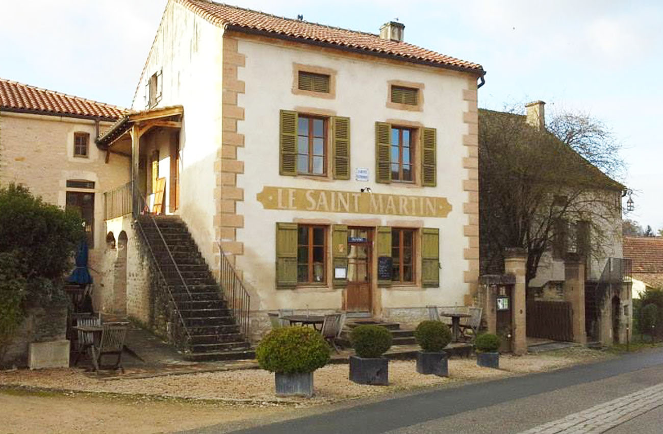 Restaurant Le Saint Martin à Chapaize